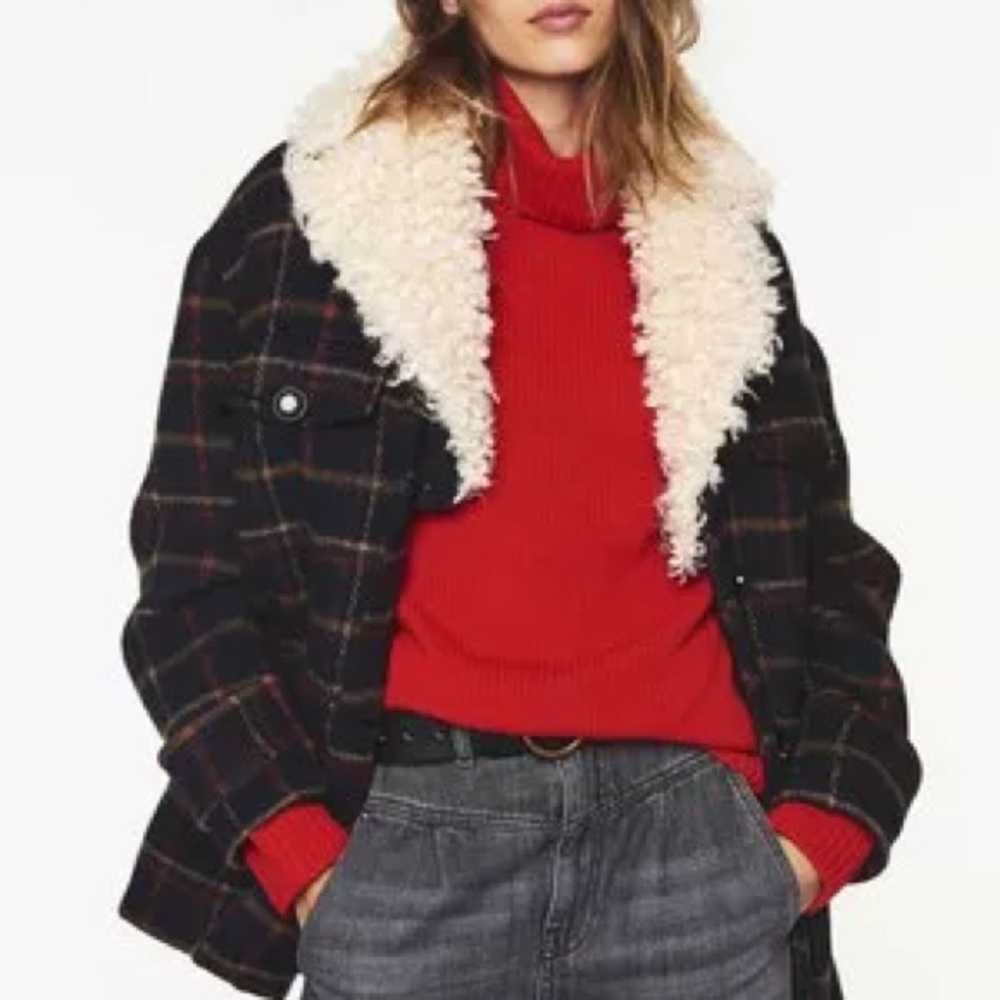 Ba&sh fiel coat NWT